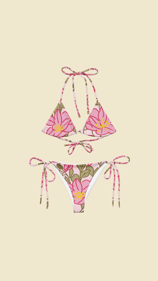 Bikini recyclé "Flowers"